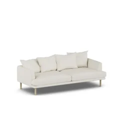 Sofá Sjövik, Jump Off White 1954-roble blanco aceitado, 3 plazas