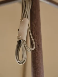 Sombrilla Paliano, Marrón-taupe 300 cm