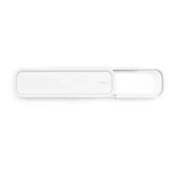 Soporte de papel higiénico con estante MindSet, Mineral Fresh White