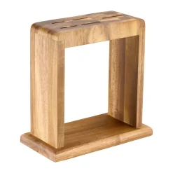 Soporte para cuchillos Kaira 23,4 cm, Madera de acacia