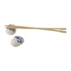 Soportes para palillos Mumin Haru 2-pack, Azul-blanco