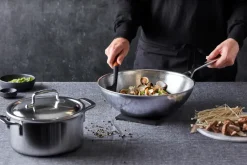 Specialties 5 sartén wok de acero inoxidable 5-ply, Ø30 cm