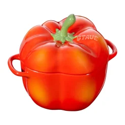 Staub mini cacerola pimiento 0,47 L, Orange-rojo