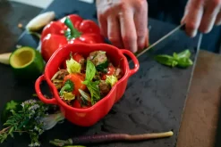 Staub mini cacerola pimiento 0,47 L, Orange-rojo