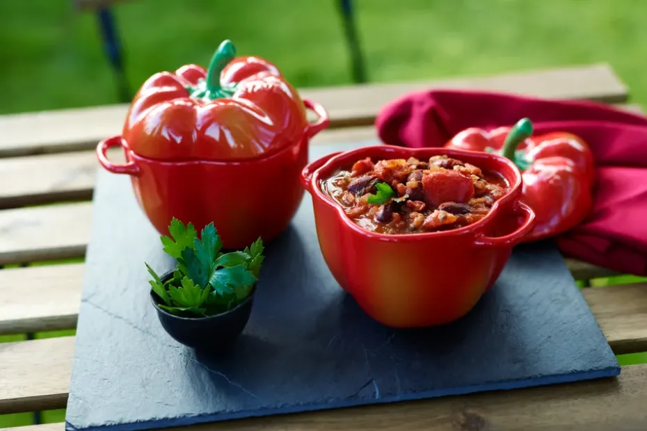 Staub mini cacerola pimiento 0,47 L, Orange-rojo