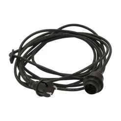 Suspensión de lámpara exterior IP44, negro