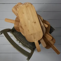 Tabla de cortar con asa Nature bambú, 54 cm