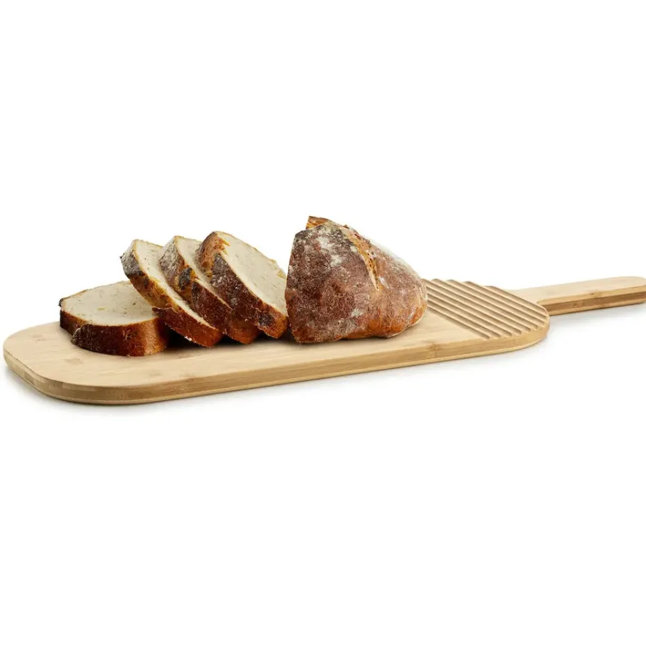 Tabla de cortar con asa Nature bambú, 54 cm