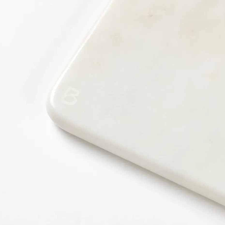 Tabla de cortar Olina 26x30 cm, White marble