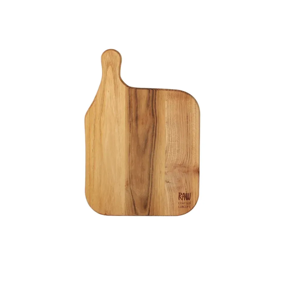 Tabla de cortar Raw teca, 32x22 cm