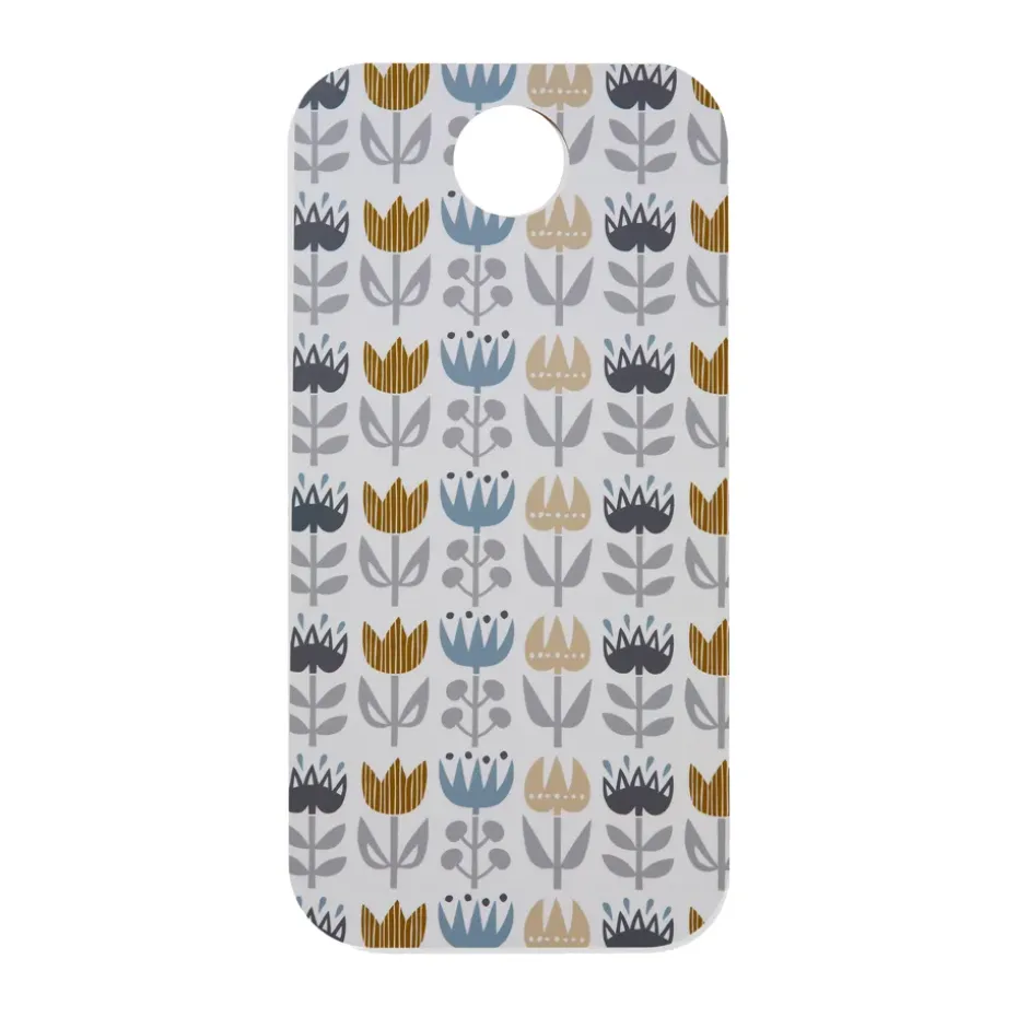 Tabla de cortar Tulip 20x40 cm, Gris-multi