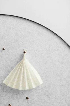 Tablero de notas Retell pinboard Ø80 cm, gris claro