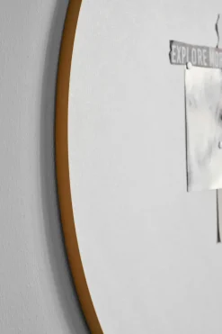 Tablero de notas Retell pinboard Ø80 cm, blanco-latón