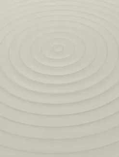 Tablero para mesa de café Groove redondo Ø70 cm, Masilla