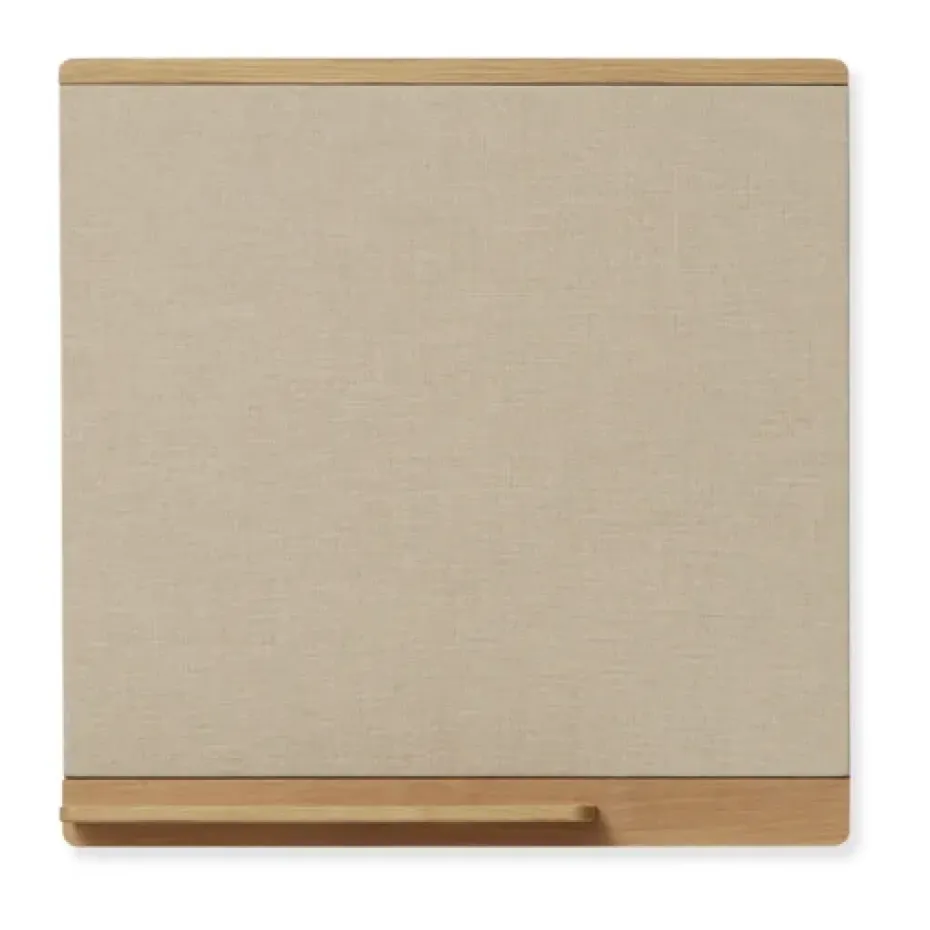 Tablón de corcho Rim 75x75 cm, Roble