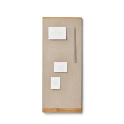 Tablón de corcho Rim 60x145 cm, Roble