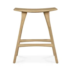 Taburete alto Osso Counter 67 cm, Roble con aceite duro encerado
