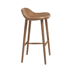 Taburete bar Miss Holly, Roble aceite natural