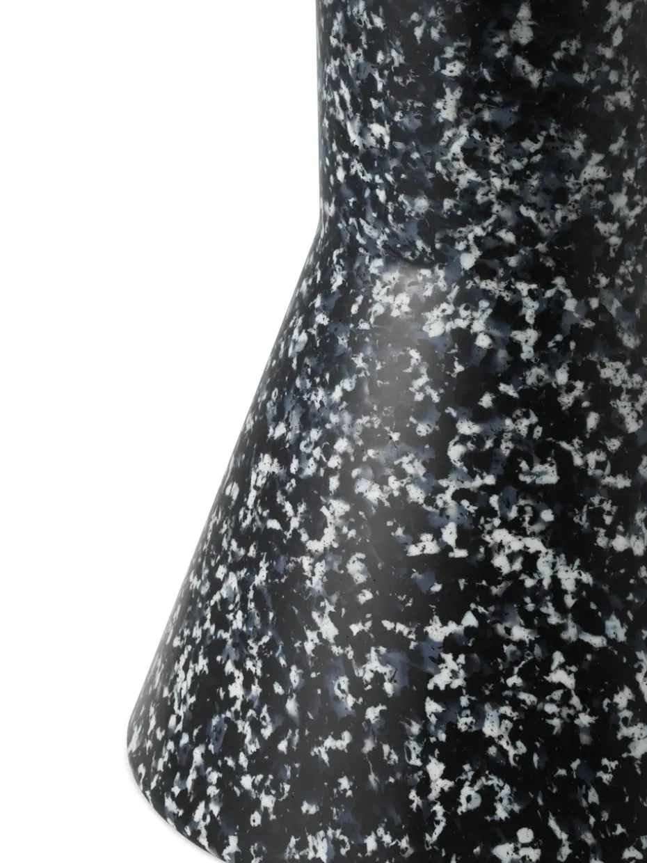 Taburete Bit Cone, negro-blanco