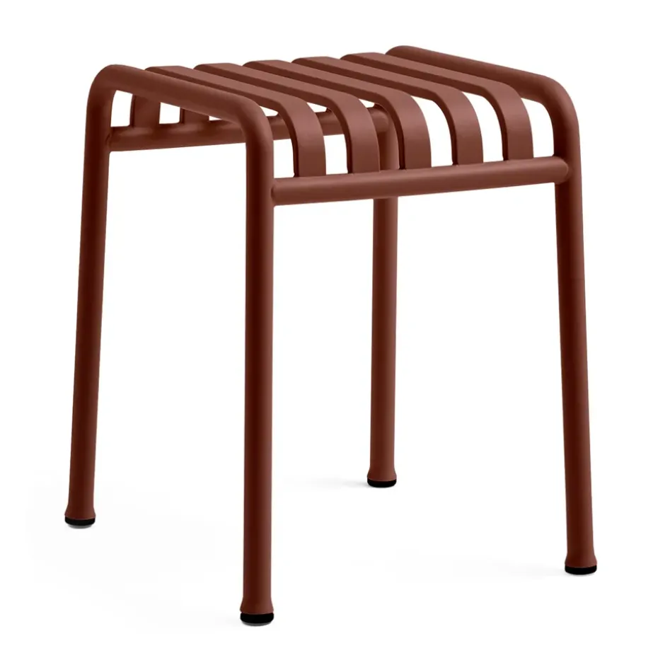 Taburete Palissade, Iron red