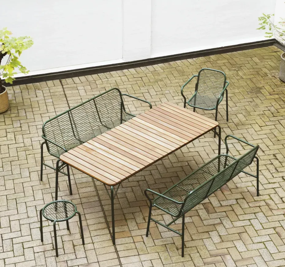 Taburete Vig, Verde