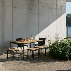Taburete Ville Outdoor AV47 , Warm black