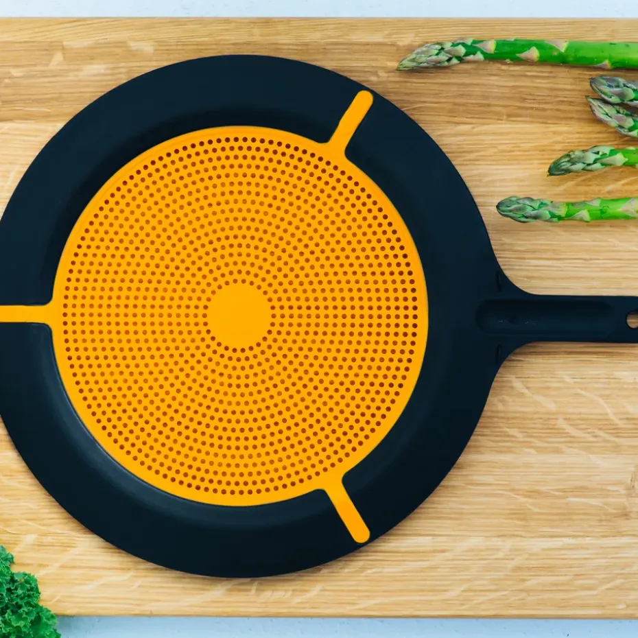 Tapa antisalpicaduras silicona Functional Form, negro