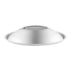 Tapa arqueada Eva Trio acero inoxidable reciclado, Ø32 cm