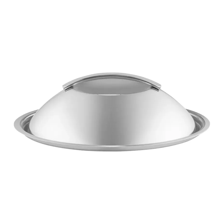 Tapa arqueada Eva Trio acero inoxidable reciclado, Ø20 cm