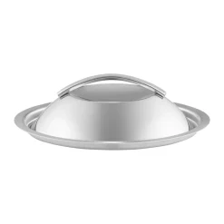 Tapa arqueada Eva Trio acero inoxidable reciclado, Ø16 cm