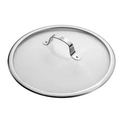Tapa de vidrio Ballarini con mango de acero inoxidable, 32 cm