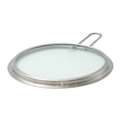 Tapa de vidrio Eva Trio acero inoxidable reciclado, Ø20 cm