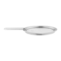 Tapa de vidrio Eva Trio acero inoxidable reciclado, Ø16 cm