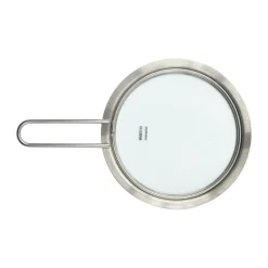 Tapa de vidrio Eva Trio acero inoxidable reciclado, Ø16 cm