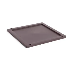 Tapa mediana Colour Crate Square/Cube plastic, Bordeaux