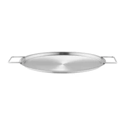 Tapa para plato Eva Trio de acero inoxidable reciclado, Ø28 cm