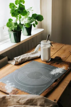 Tapete para hornear Cookie de 50 cm, Silicona gris