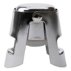 Tapón para botella vino y champagne Bourdeaux, acero inoxidable