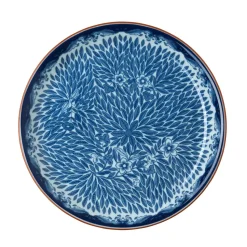 Taza 40 cl y platillo Ø20 cm Ostindia Floris, Azuln