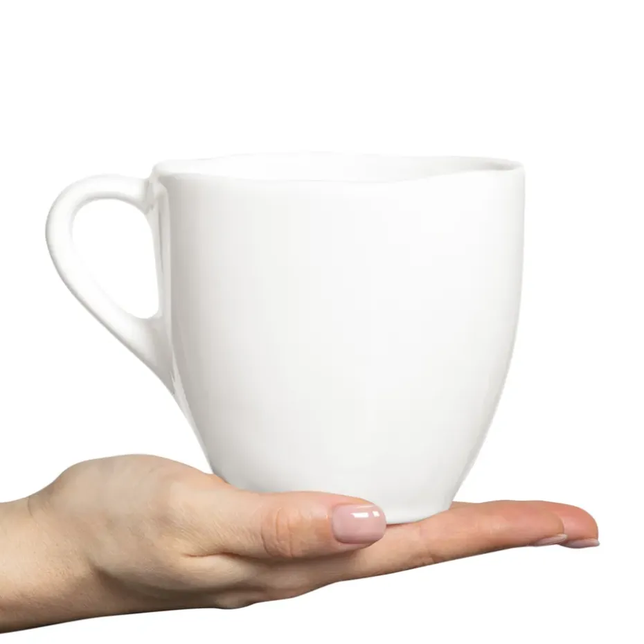 Taza Basic organic 60 cl, blanco