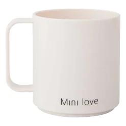Taza con asa Design Letters Mini Love, White