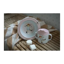 Taza con boquilla Pippi Cirkus 20 cl, Rosa