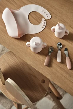 Taza con pajita Idun de silicona 120 ml, Blush