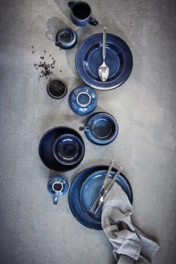 Taza de café espresso con plato Amera 8 cl, Azul