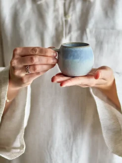 Taza de espresso Paula 14 cl, Azul