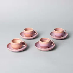 Taza de espresso Perlemor 10 cl, Coral