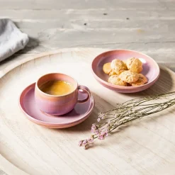 Taza de espresso Perlemor 10 cl, Coral
