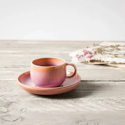 Taza de espresso Perlemor 10 cl, Coral