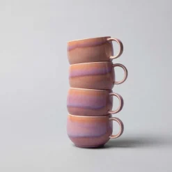 Taza de espresso Perlemor 10 cl, Coral