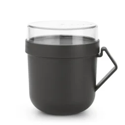 Taza de sopa Make & Take 0,6 L, gris oscuro